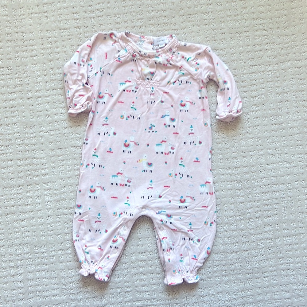 Angel Dear Llama Romper 3/6m